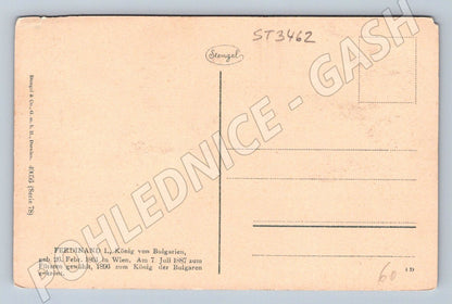 Postcard Ferdinand I. King of Bulgaria portrait historical (ST3462)