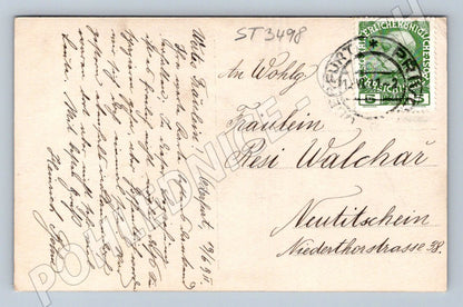 Pohlednice kolorovaný romantický liebchen am fenster 1915 (ST3498)