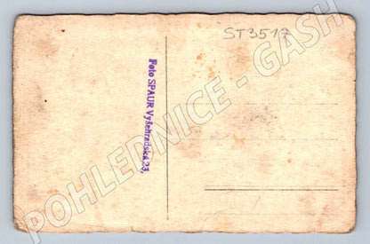 Postcard wedding young couple 1st half of the 20th century (ST3517)