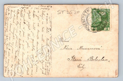 Postcard Ischl 1914 portrait of women Austria Hungary stamp (ST3520)