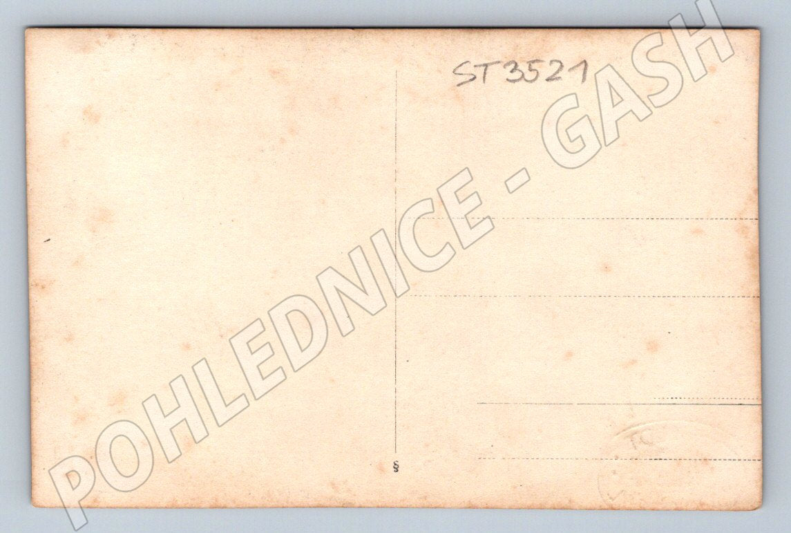 Postcard old portrait of a group of women, studio, 1950 (ST3521)