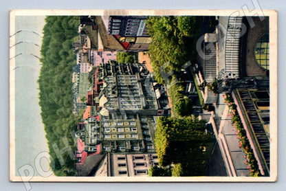 Postcard Karlovy Vary Castle Spring mf until 1950 (ST3530)