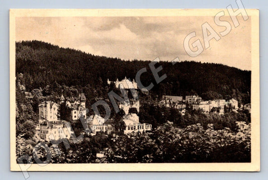 Postcard Marianske Lazne Bellevue district MF circa 1952 (ST3531)