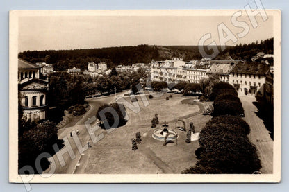 Postcard from Marian Spa, President of the National Library of Lithuania, Gottwald, MF (ST3536)