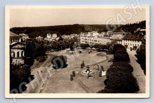 Postcard from Marian Spa, President of the National Library of Lithuania, Gottwald, MF (ST3536)