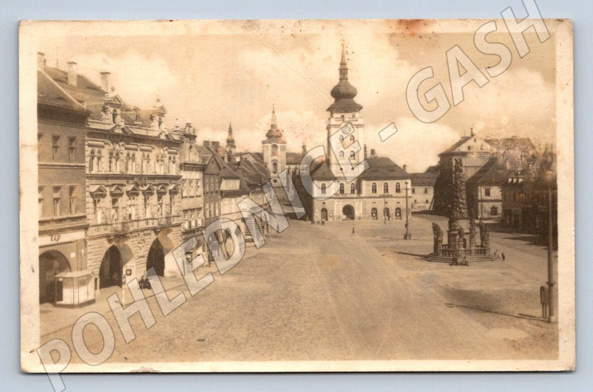 Postcard Žatec hist nám mf orbis (ST3537)