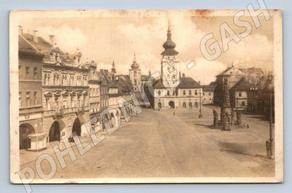 Postcard Žatec hist nám mf orbis (ST3537)