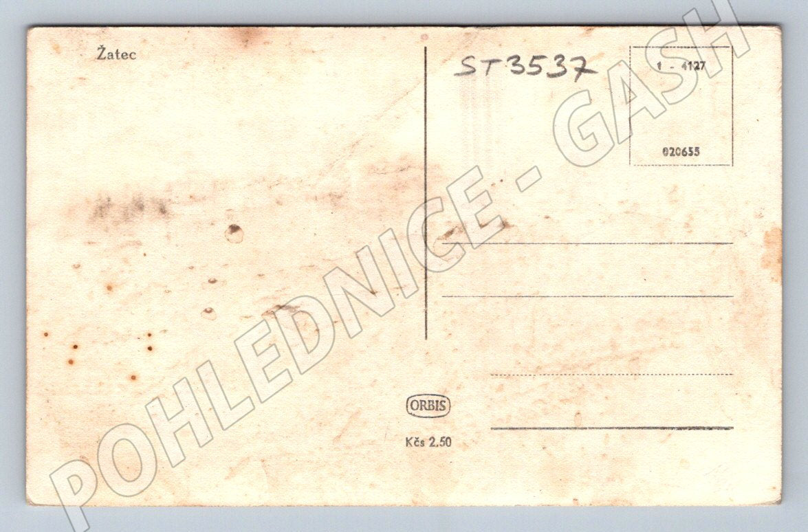 Postcard Žatec hist nám mf orbis (ST3537)