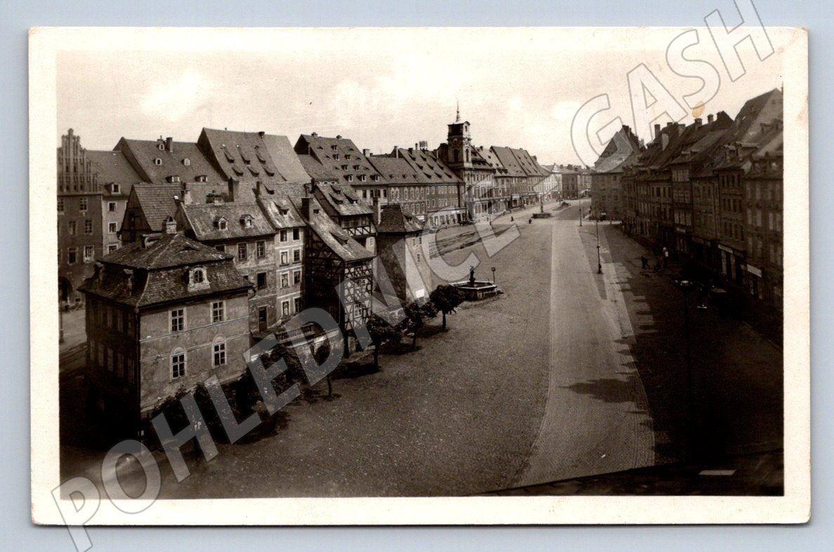Postcard Cheb Nám Dr. Ed Beneš Hist. circa 1949 (ST3544)