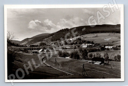 Postcard of an old hamry, historical Beskydy Mountains, Czech Republic, until 1950 (ST3547)