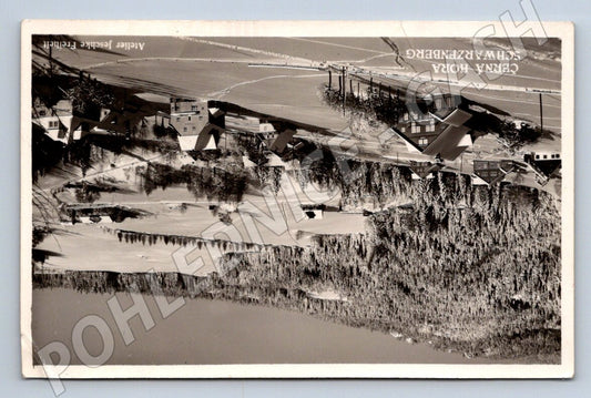 Postcard Montenegro Giant Mountains aerial view Janské Lázně (ST3551)