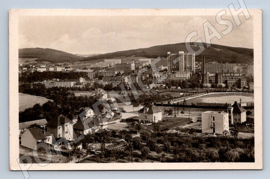 Postcard Zlín Bata factories old 1949 by post (ST3554)