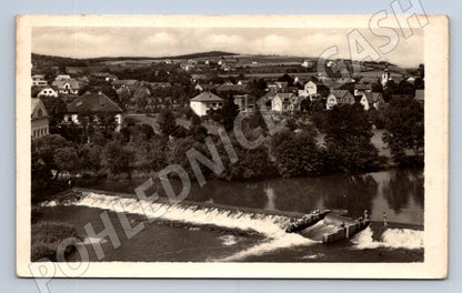 Postcard Chocerady nad Sázavou old Czechoslovakia 1954 (ST3561)