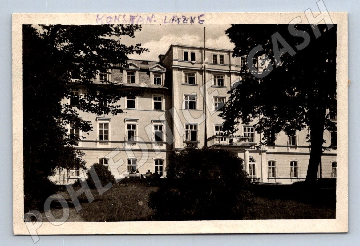 Postcard Konstantinovy ​​Lázně hist 1955 by post (ST3562)