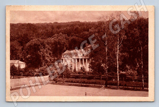 Postcard Luhačovice Spa Inhalatorium 1928 mf (ST3566)