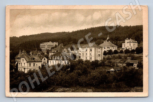 Postcard Luhačovice Prague Spa District 1916 old (ST3570)