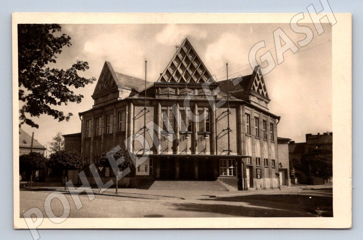 Postcard Krnov old theater until 1950 (ST3571)