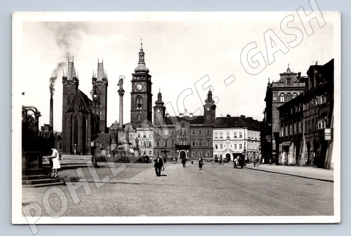 Postcard Hradec Kralove Velke us MF old (ST3573)