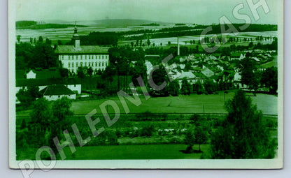 Postcard Kyšperk Letohrad general view of the Stará Orlické hory (ST3580)