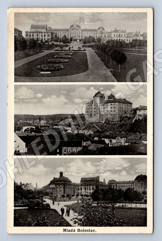 Postcard Mlada Boleslav hist mf until 1950 (ST3583)