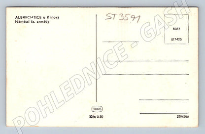 Postcard of Albrechtice at Krnova Square Hist (ST3591)