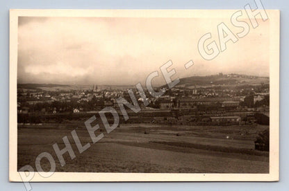 Postcard Krnov general view old until 1950 (ST3596)