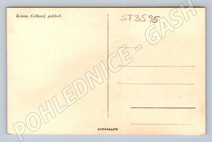 Postcard Krnov general view old until 1950 (ST3596)