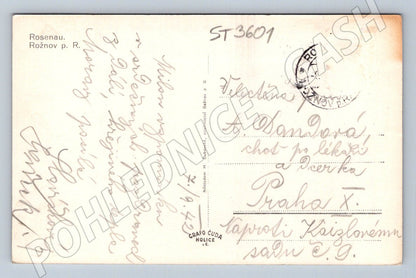 Postcard Rožnov pod Radhoštěm hist 1926 (ST3601)