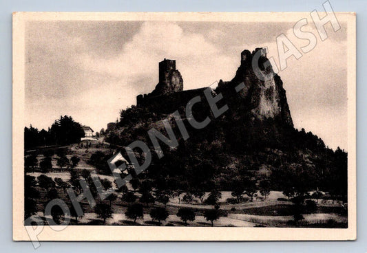 Postcard Bohemian Paradise ruins old castle ruins (ST3602)