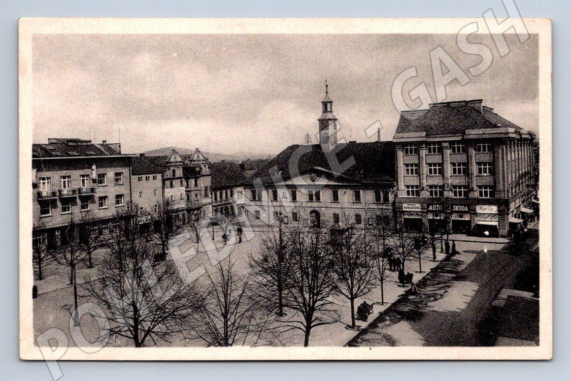 Postcard Louny Old Town Hall MF (ST3609)