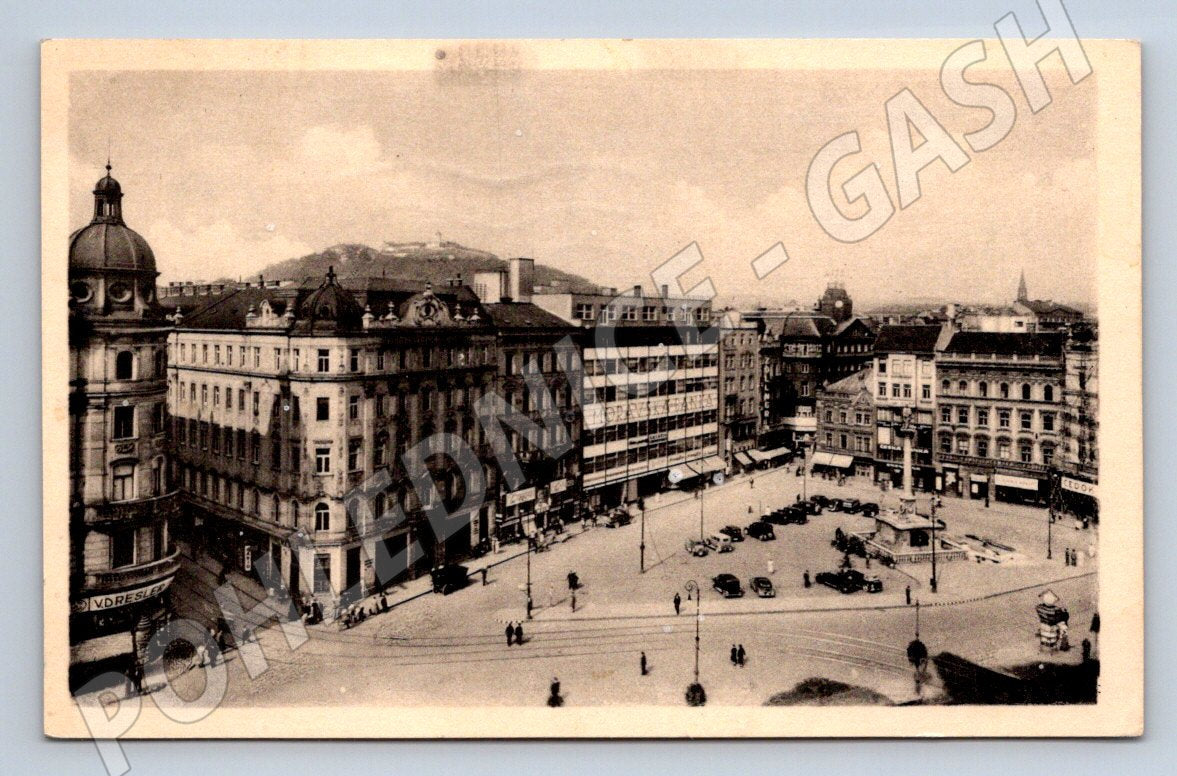 Postcard Brno Freedom Square historical (ST3612)