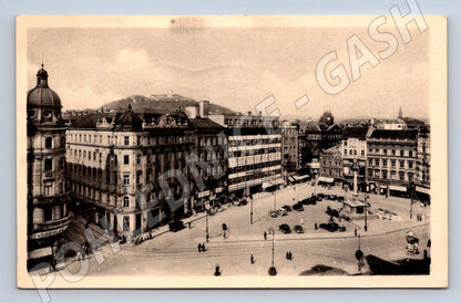 Postcard Brno Freedom Square historical (ST3612)