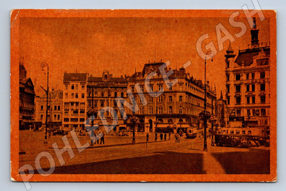 Postcard Brno Freedom Square older edition (ST3614)