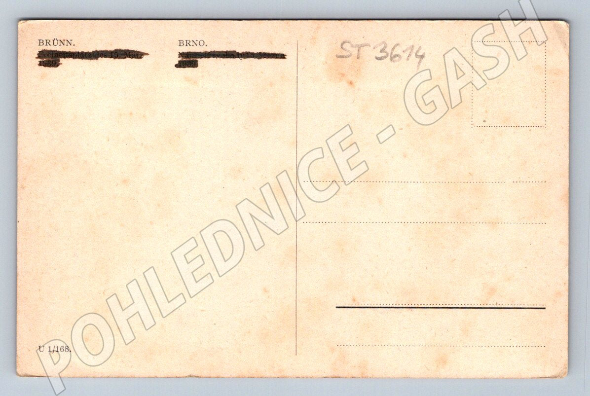 Postcard Brno Freedom Square older edition (ST3614)