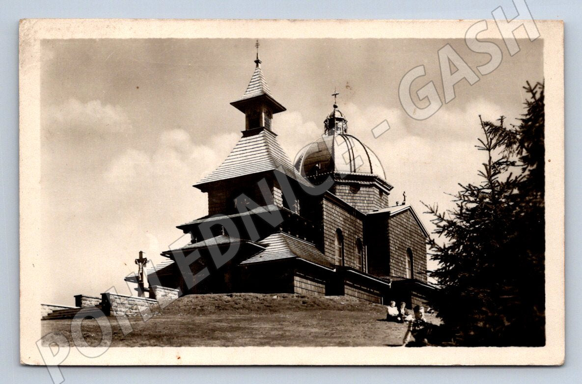 Postcard Chapel in Radhošt Moravian-Silesian Beskydy Mountains (ST3619)
