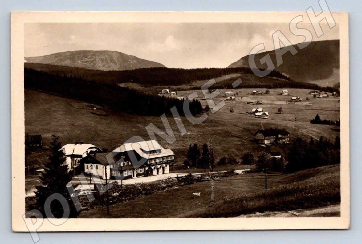 Postcard Giant Mountains Pec pod Sněžkou ROH recovery center (ST3620)