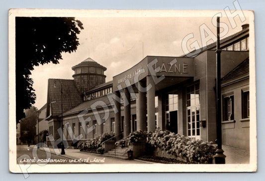 Postcard Spa Poděbrady Carbonated Baths (ST3621)