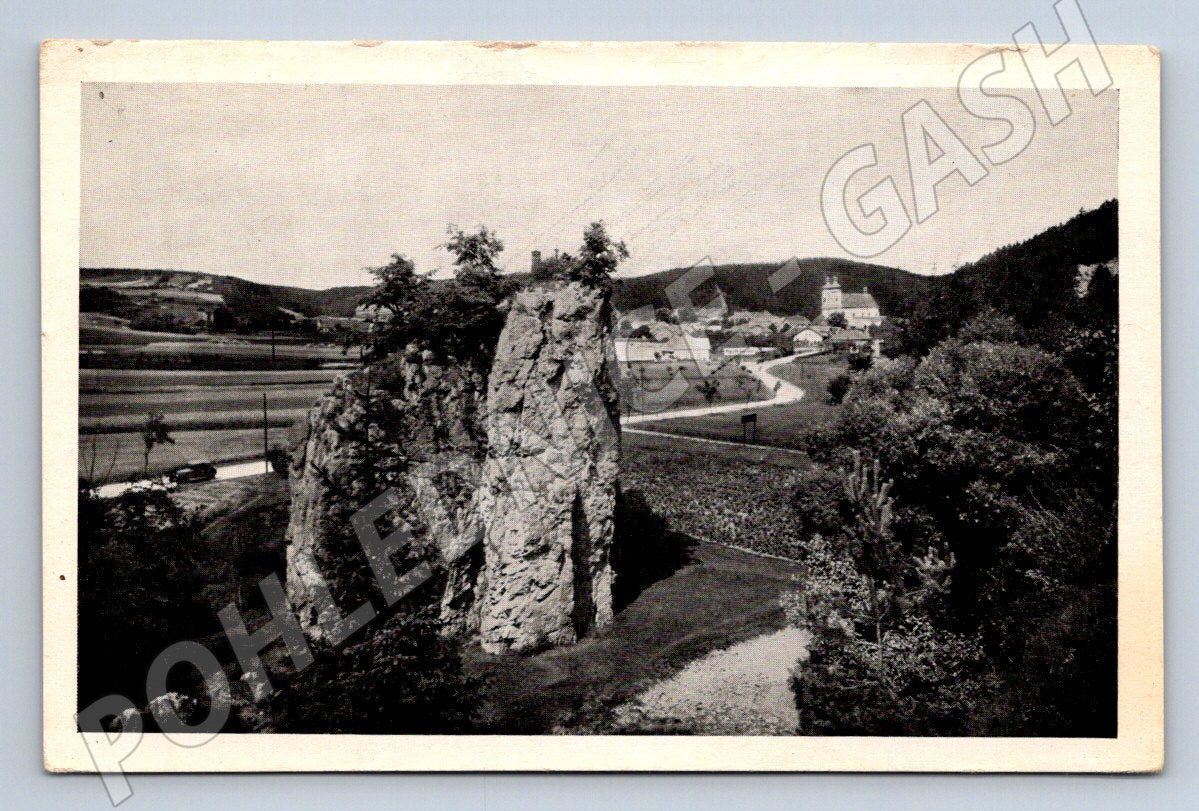 Postcard Sloup u Macochy panorama Moravian Karst (ST3625)
