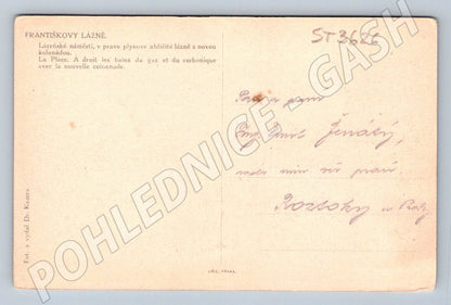 Postcard Františkovy Lázně Spa Square (ST3626)