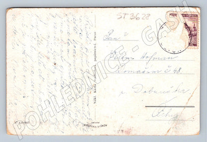 Postcard Pacov collage Protectorate (ST3628)