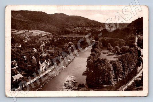 Postcard Bohemian Paradise Malá Skála aerial view (ST3629)