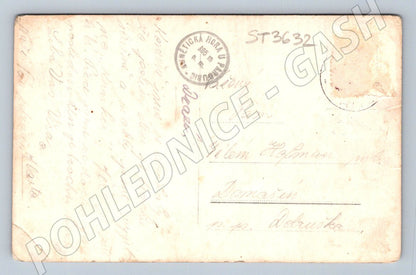 Postcard Kunětická Hora historical (ST3632)