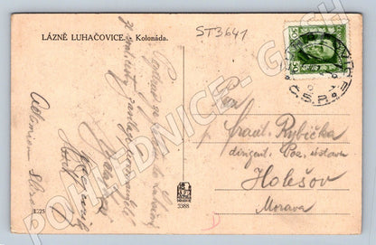 Postcard Spa Luhačovice colonnade (ST3641)