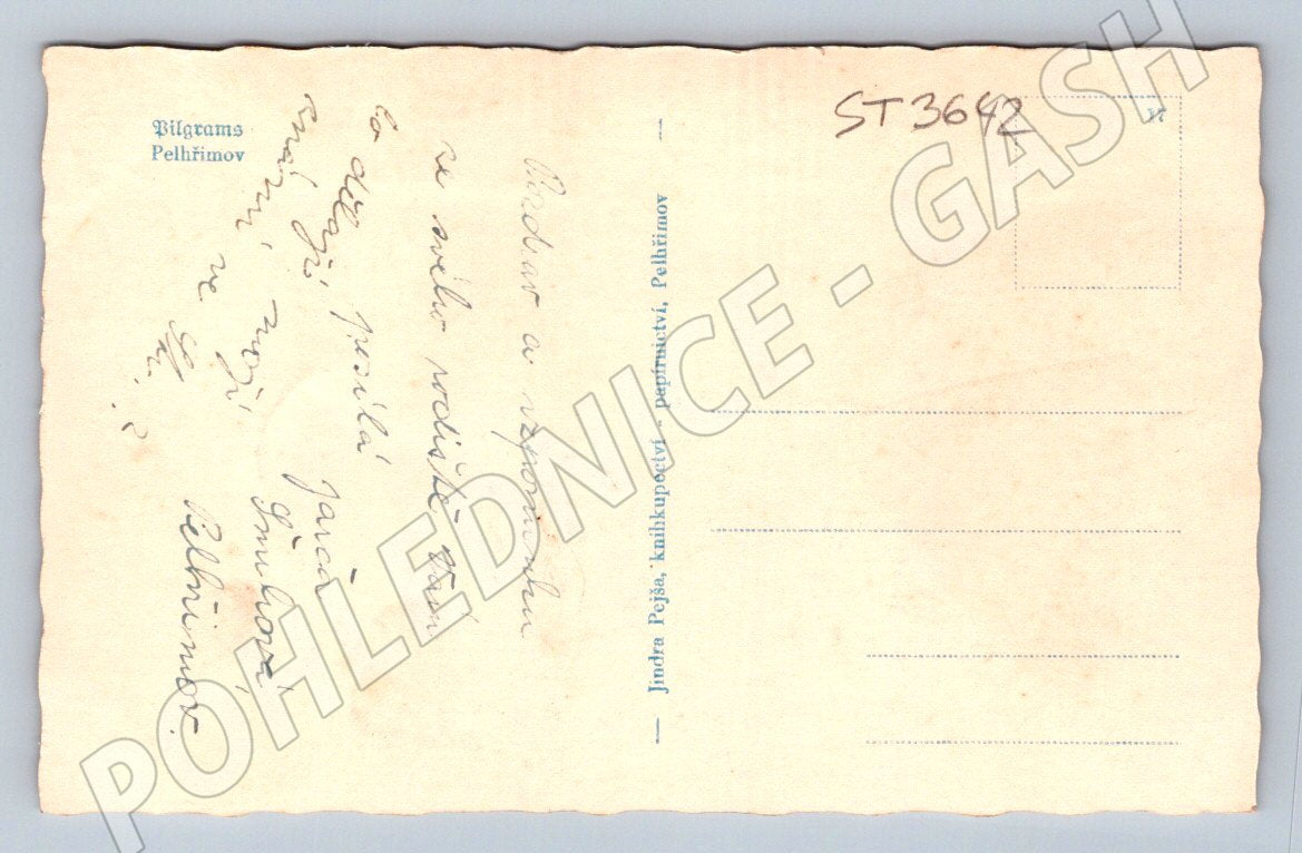 Pelhřimov historical postcard (ST3642)