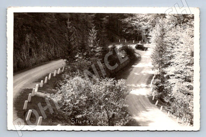 Postcard Sturec road with serpentine car (ST3644)