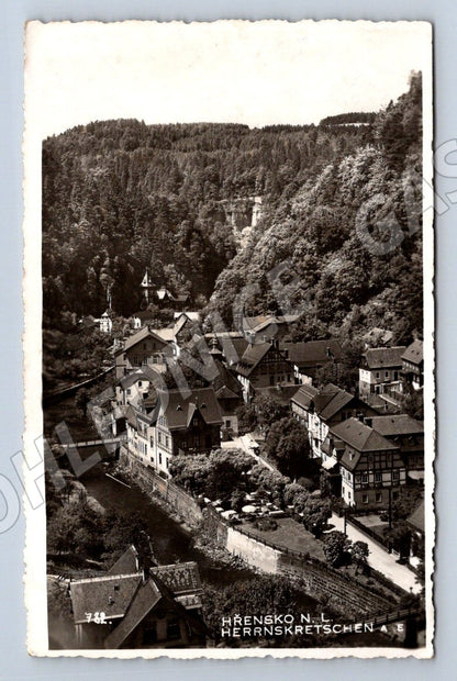 Postcard Hřensko Herrnskretschen historical (ST3647)