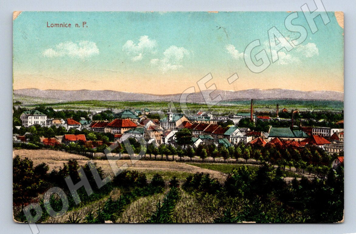 Lomnice nad Popelkou historical postcard (ST3657)