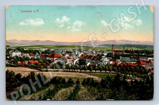Lomnice nad Popelkou historical postcard (ST3657)
