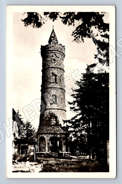 Postcard Jiřetín lookout tower Jedlová (ST3658)