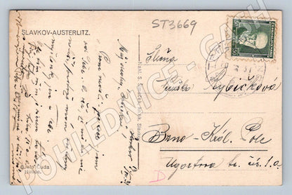 Postcard Slavkov u Brno Austerlitz historical (ST3669)
